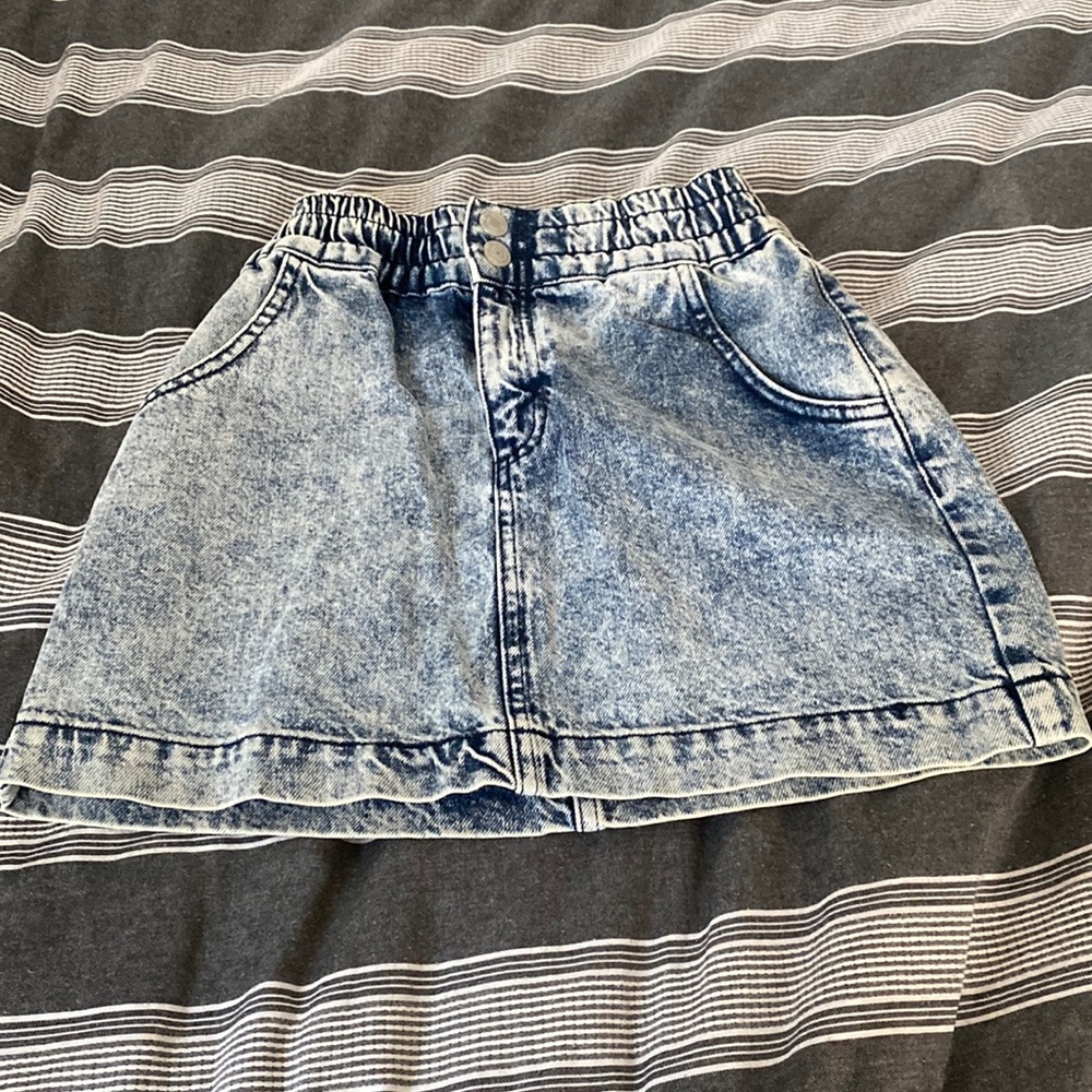 BDG denim mini skirt